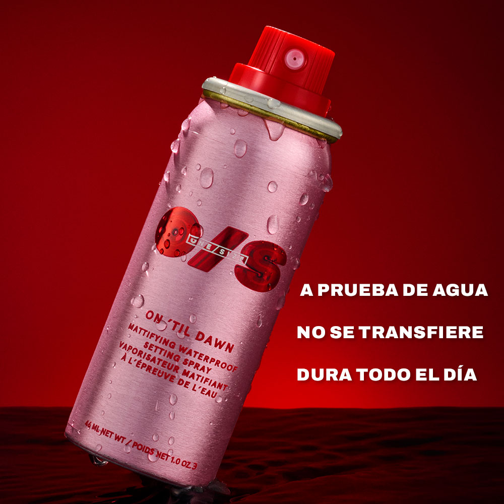 ON 'TIL DAWN MATTIFYING WATERPROOF SETTING SPRAY (FIJADOR DE MAQUILLAJE A PRUEBA DE AGUA)
